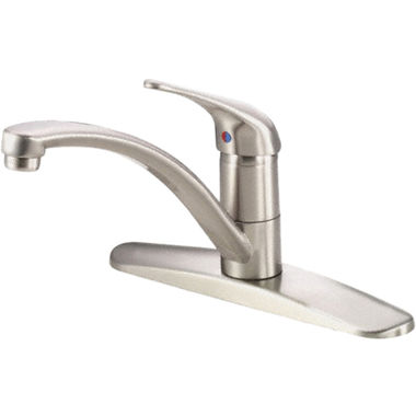 Click here to see Danze D406112SS Danze Melrose Single Handle Kitchen Faucet, Stainless Steel - D406112SS