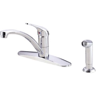 Click here to see Danze D407112 Danze Melrose Single Handle Kitchen w/ Side Spray, Chrome - D407112