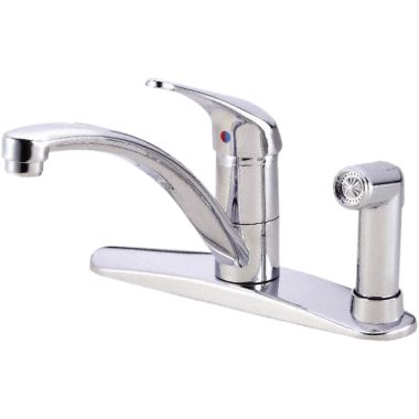 Click here to see Danze D405612 Danze Melrose Single Handle Kitchen w/ Side Spray in Deck Plate, Chrome - D405612