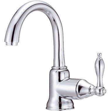 Click here to see Danze D221540 Danze Fairmont Single-Hole Bathroom Faucet with Metal Touch-Down Drain, Single-Handle, 1.5 GPM, Lever Handle, ADA, WaterSense, Chrome - D221540