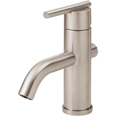 Click here to see Danze D225558BN Danze Parma Single-Hole Bathroom Faucet with Metal Touch-Down Drain, Single-Handle, 1.5 GPM, Top Lever Handle, ADA, WaterSense, Brushed Nickel - D225558BN