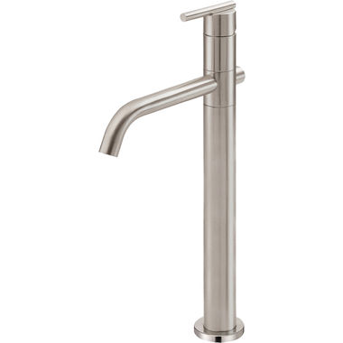 Click here to see Danze D228058BNV Danze Parma Bathroom Faucet with Metal Touch-Down Drain, Single-Handle, 1.5 GPM, Lever Handle, ADA, WaterSense, Brushed Nickel - D228058BNV