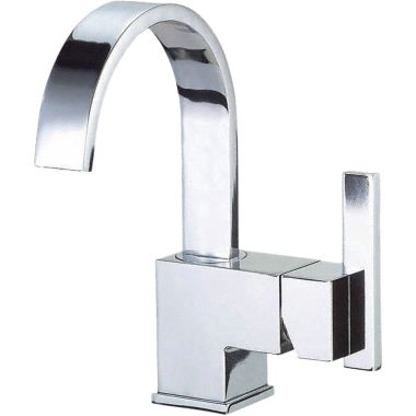 Click here to see Danze D221544 Danze Sirius Single-Hole Bathroom Faucet with Touch-Down Drain, Natural Water Stream, Single-Handle, 1.5 GPM, Lever Handle, Chrome - D221544