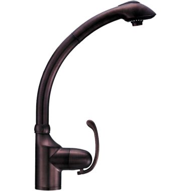Click here to see Danze D456720RB Danze Anu Single Handle Pull-Out Kitchen Faucet, Oil Rubbed Bronze - D456720RB