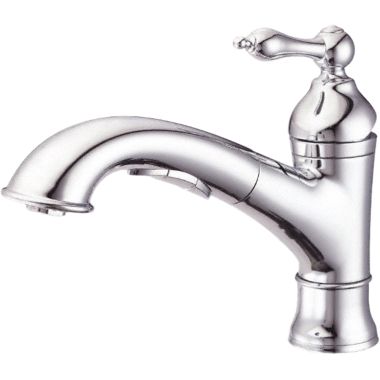 Click here to see Danze D455040 Danze Fairmont Single Handle Pull-Out Kitchen Faucet, Chrome - D455040