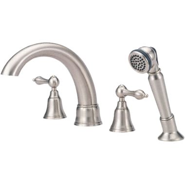 Click here to see Danze D307740BN Danze D307740BN Brushed Nickel Roman Tub Trim W/ Shower