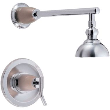 Click here to see Danze D504554CSNT Danze D504554CSNT Sonora Single Handle Pressure Balance Shower Trim Only - Chrome & Satin Nickel Finish