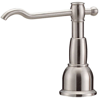 Click here to see Gerber D495957SS Danze Opulence Deck-Mount Soap and Lotion Dispenser, Round, Stainless Steel - D495957SS