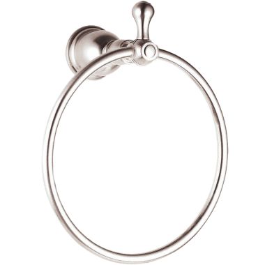 Click here to see Gerber D442111BN Danze Round Wall Mounted Towel Ring, Brushed Nickel - D442111BN