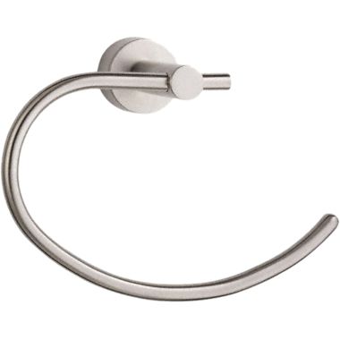 Click here to see Gerber D446121BN Danze Parma Round Wall Mounted Towel Ring, Brushed Nickel - D446121BN