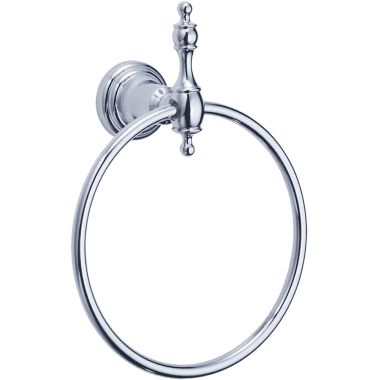 Click here to see Danze D446111 Danze Sheridan Round Wall Mounted Towel Ring, Chrome - D446111