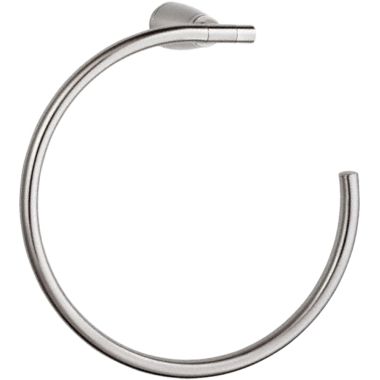 Click here to see Danze D442121BN Danze Sonora Round Wall Mounted Towel Ring, Brushed Nickel - D442121BN