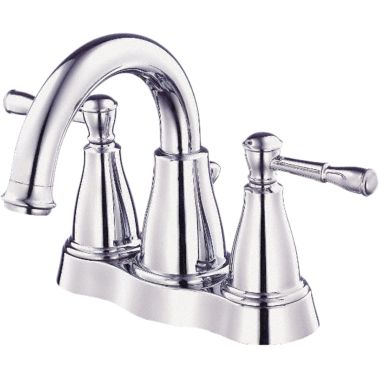 Click here to see Danze D301015 Danze Eastham Centerset Bathroom Faucet with 50/50 Pop-Up Drain, Two-Handle, 1.5 GPM, Lever Handle, ADA, WaterSense, Chrome - D301015