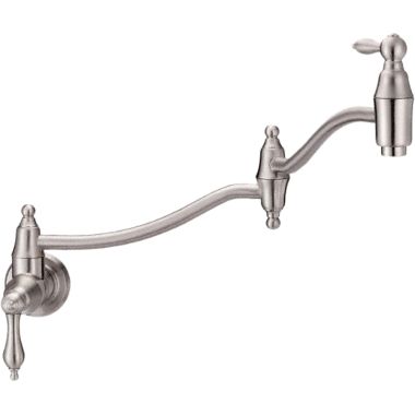 Click here to see Danze D205040SS Danze Fairmont Wall-Mount Pot Filler Faucet, Stainless Steel -D205040SS
