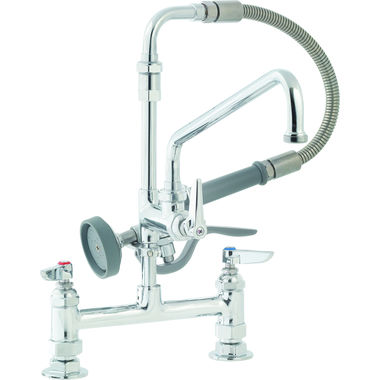 Click here to see T&S Brass B-0178 T&S Brass B-0178 Faucet with Swing Nozzle and Spray Unit