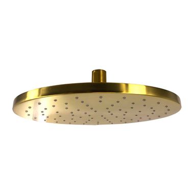 Click here to see Kohler 13689-BV Kohler Contemporary 10in Single-Spray Function Rain Showerhead, Round Shape, Katalyst Technology, MasterClean Sprayface, Vibrant Brushed Bronze - K-13689-BV