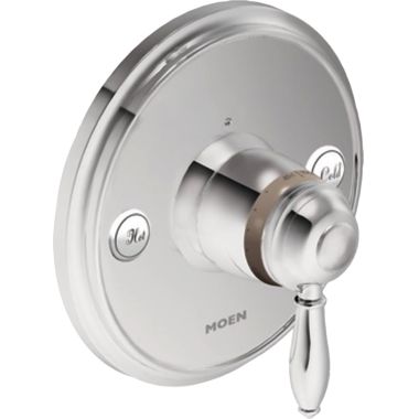Click here to see Moen TS32110 Moen Weymouth ExactTemp Single-Handle Valve Trim, Lever Handle, Polished Chrome - TS32110