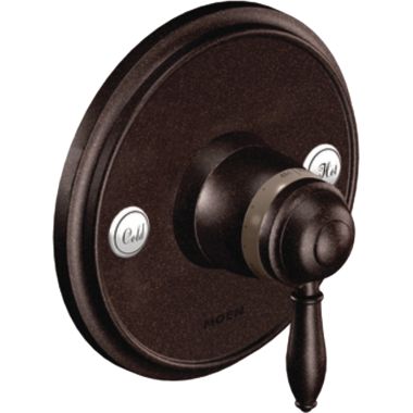 Click here to see Moen TS32110ORB Moen Weymouth ExactTemp Single-Handle Valve Trim, Lever Handle, Oil Rubbed Bronze - TS32110ORB