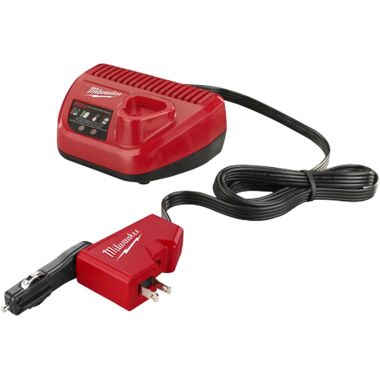 Click here to see Milwaukee 2510-20 Milwaukee 2510-20 M12 Lithium-Ion AC/DC Wall and Vehivle Charger