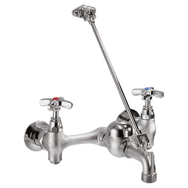 Click here to see Delta 28T9 Delta Commercial 28T9 Rough Chrome Plated Wallmount Service Sink Faucet