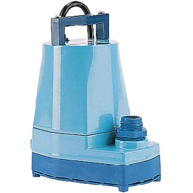 Click here to see Little Giant 505202 Little Giant 505202 5-MSP Small Oil-Filled Submersible Pump, 1/6 HP, 230V, 12' Cord, 380 Watts, 1/2