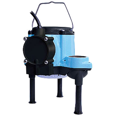 Click here to see Little Giant 506162 Little Giant 6-CIA Wastewater Sump Pump with Leg Kit, 1/3 HP, 46 GPM, 115V, Single-Phase, Submersible, Diaphragm Switch, 10' Cord - 506162