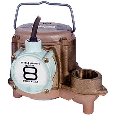 Click here to see Little Giant 508257 Little Giant 508257 8-CBM Submersible Sump Pump