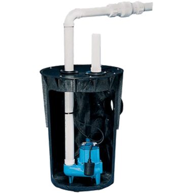 Click here to see Little Giant 509080 Little Giant Pre-Assembled Simplex Sump Pump Package With Alarm, 18