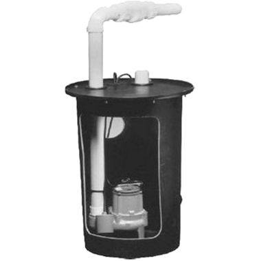 Click here to see Little Giant 509130 Little Giant Simplex Sump Package, 18in x 30in Fiberglass Basin, Pre-Packaged, 3in Vent, 2in Discharge, 1-Piece - 509130 