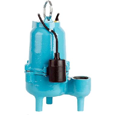 Click here to see Little Giant 511540 Little Giant ES50 Series Wastewater Pump, 1/2 HP, 115 V, 10' Cord, Wide-Angle Float Switch, Cast Iron - ES50W1-10 (511540)