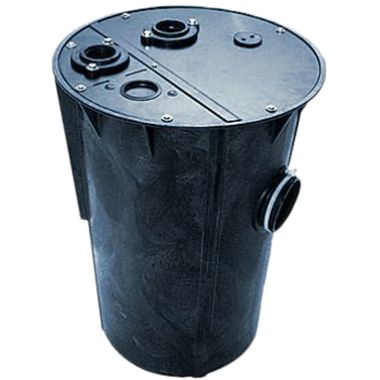 Click here to see Little Giant 513146 Little Giant Simplex Basin and Cover Assembly, 30in x 36in Cast Iron Basin, 2in Vent, 3in Discharge - 513146 BB3036CS2V3D 