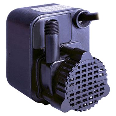 Click here to see Little Giant 518200 Little Giant Epoxy Encapsulated Small Submersible Pump, 1/125 HP, 170 GPH, 115 Volts, 6 ft Cord Length, 1/2-inc Discharge, MNPT, Plastic - PE-1 518200