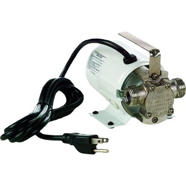 Click here to see Little Giant 555122 Little Giant 360K Pony Pump, 1/10 hp, 330 gph, 115 Volts, 6 ft. Cord Length, Single Phase - 555122