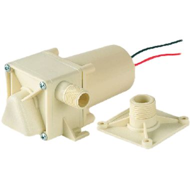 Click here to see Little Giant 556001 Little Giant Submersible/In-Line Utility Pump, 350 GPH, 12 Volts DC, 3/8-inch MNPT Discharge - 33BPLA 556001