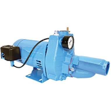 Click here to see Little Giant 558281 Little Giant Single-Phase Convertible Jet Pump, 1/2 HP, 115/230V, 16.7 A, Cast Iron, 1