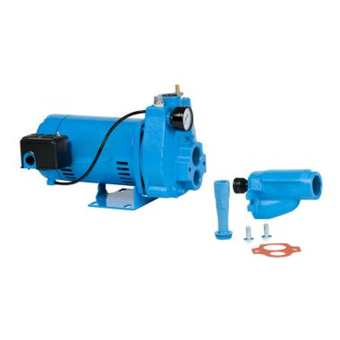 Click here to see Little Giant 558283 Little Giant Single-Phase Convertible Jet Pump, 1 HP, 115/230V, 33.3 A, Cast Iron, 1