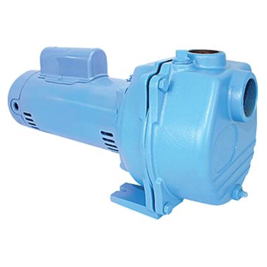 Click here to see Little Giant 558294 Little Giant Self-Priming Lawn Sprinkler Pump, 1 HP, 46 PSI, 115/230V, Single-Phase, 1-1/2