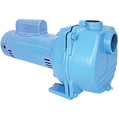 Click here to see Little Giant 558296 Little Giant Self-Priming Lawn Sprinkler Pump, 2 HP, 48 PSI, 115/230V, Single-Phase, 1-1/2