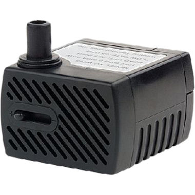 Click here to see Little Giant 566713 Little Giant Magnetic Drive Water Feature Pump, 45 GPH, 115 Volts, 6-inch Cord Length, 1/2-inch Barb Discharge - PES-40-PW 566713