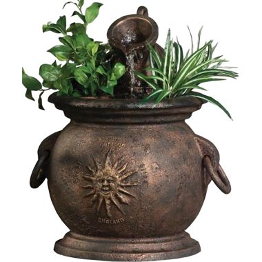 Click here to see Little Giant 566763 Little Giant 566763 Classical Calabria Fountain Kit With Planter, Plastic