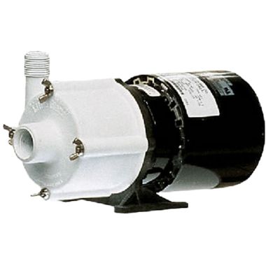 Click here to see Little Giant 581012 Little Giant TE-3-MD Magnetic Drive Transfer Pump for Mildly Corrosive Chemicals, 1/10 HP, 9.8 GPM, 230V - 581012