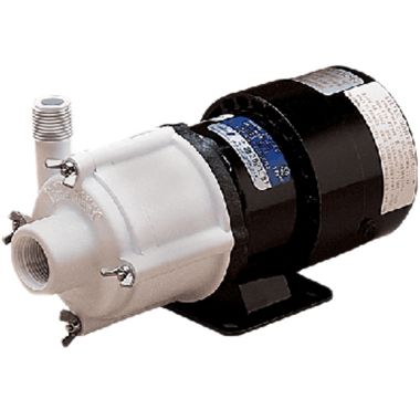 Click here to see Little Giant 581513 Little Giant 3-MD-SC Magnetic Drive Transfer Pump for Semi-Corrosive Chemicals, 1/12 HP, 12.5 GPM, 230V, 190 Watts - 581513