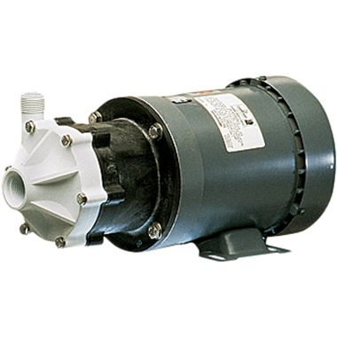 Click here to see Little Giant 586538 Little Giant In-Line Magnetic Drive Transfer Pump for Semi-Corrosive Chemicals, 1/2 HP, 230 V, 125 LPM, Non-Submersible - TE-6MD-SC (586538)