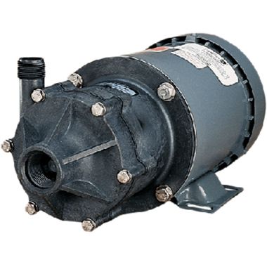 Click here to see Little Giant 586604 Little Giant In-Line Magnetic Drive Transfer Pump for Highly Corrosive Chemicals, 1/2 HP, 230 V, 125 LPM, Non-Submersible - TE-6-MD-HC (586604)