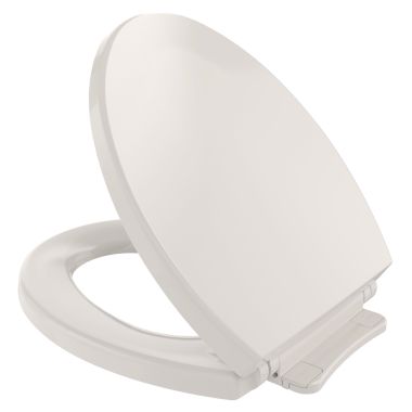 Click here to see Toto SS113#12 TOTO SoftClose  Slow Close Round Toilet Seat and Lid, Sedona Beige - SS113#12