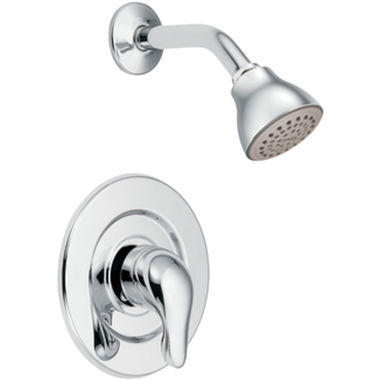 Click here to see Moen TL473 Moen Chateau Standard Single-Handle Shower Faucet, One-Function, 2.5 GPM, Lever Handle, M-PACT, Bulk Version, Chrome - TL473