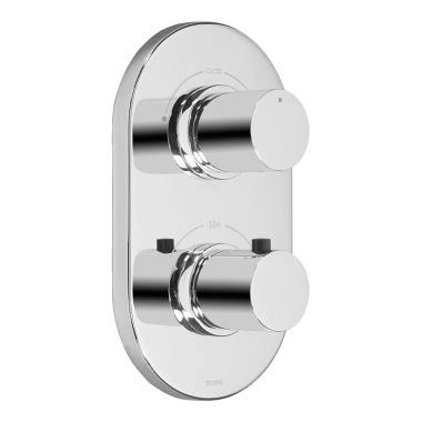 Click here to see Toto TS794D#CP Toto TS794D Chrome Nexus Thermostatic Mixing Valve Trim with Dual Volume Control