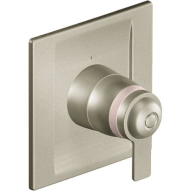 Click here to see Moen TS3100BN Moen 90 Degree ExactTemp Single-Handle Valve Trim, Lever Handle, Brushed Nickel - TS3100BN