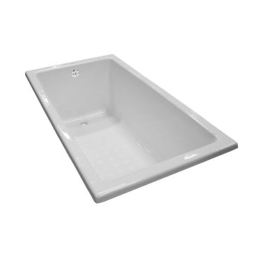 Click here to see Toto FBY1550P#01 TOTO FBY1550P Cotton White Enameled Cast Iron Bathtub 59-1/16 inches by 31-1/2 inches by 23-1/4 inches