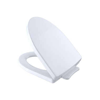 Click here to see Toto SS214#01 TOTO Soiree Elongated SOFTCLOSE Toilet Seat, Cotton White - SS214#01